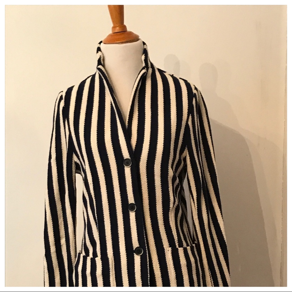 Knit striped blazer by BARENA - size 42 (6)